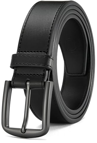 CHAOREN Leather Belts for Men, Mens Belts Leather 1 3/8 for Casual Fit