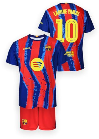 FC Barcelona Quarta attrezzatura Bambini Stagione 25/26 Set Lamine Yamal Set quarta squadra FC Barcelona per la stagione 2025-2026. Unisex bambini