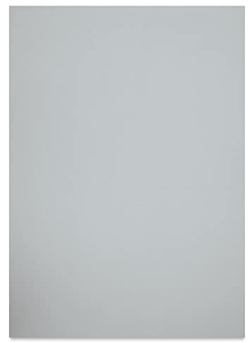 folia 6180 - Fotokarton Hellgrau, 50 x 70 cm, 300 g/qm, 10 Bogen - zum Basteln und kreativen Gestalten von Karten, Fensterbildern und für Scrapbooking