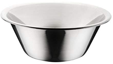 Vogue Stainless Steel Mixing Bowl 1Ltr - Easy-pour, Dishwasher Safe K531