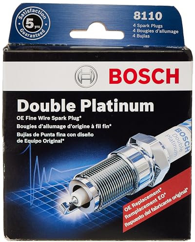 BOSCH 8110 OE Zündkerze mit feinem Draht, doppelte Platin, einzeln