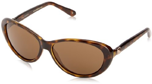 Ted Baker Damen Cougar Cateye Sonnenbrille, Tortoise Shell