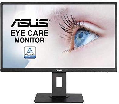 ASUS Eye Care VA279HAL - 27 Zoll Full HD Monitor - ergonomisch, Flicker-Free, Blaulichtfilter - 75 Hz, 16:9 VA Panel, 1920x1080 - HDMI, D-Sub