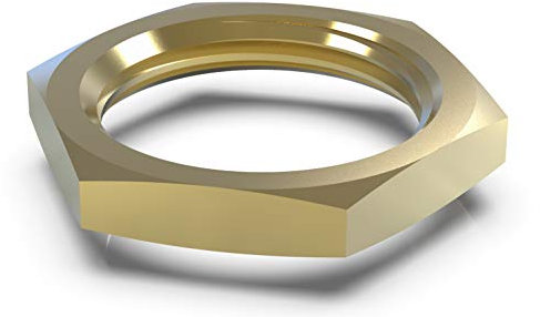 ABA Beul 28001.014.2 Tuerca de bloqueo, latón, 1 1/2