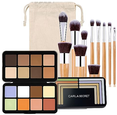 Joyeee Professional Makeup Palette Colour Correcting, 16 Colori Palette di Correttori Per Correzione e Contouring Palette con Pennelli Trucco, Adatto a Diversi Gruppi Di Pelle