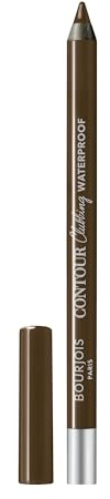 Bourjois Paris Contour Clubbing Bleistift Augen wasserdicht, gleitende und weiche Textur, Formel mit Jojobaölen, Nr. 71 All The Way Brown, 1,2 g
