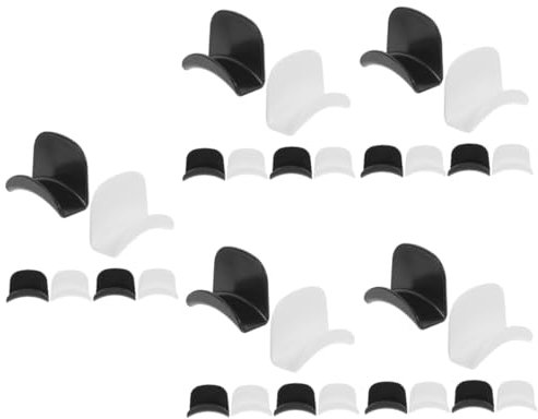 Angoily 30 Pièces Casque Stand Support Mural Casque Cintres Support Mural Crochet Cintre Stand Titulaire Crochet Mur