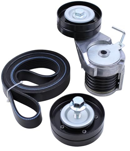 Juego de correas trapezoidales trapezoidales trapezoidales tensoras para Bora Golf 4 para Octavia 1U Leon 1M Toledo 1M 1.4 16V 1.6 16 V 16 V 16 V