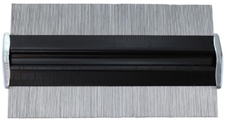 Calibro di contorno in metallo da 15,2 cm con scala trasparente, adatto per tracciare contorni facile e preciso in disegno e modellismo