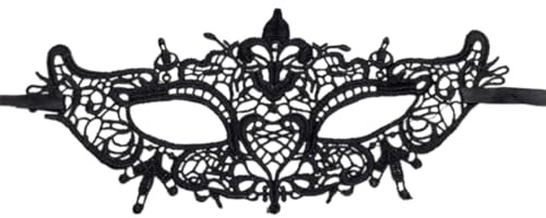 Gissroys venetiansk boll bal mask spets öga halvansikte fest maskerad för halloween karneval party spets ögon ögonband
