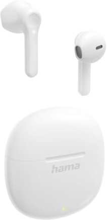 Hama Bluetooth-hörlurar Action One, True Trådlös, Hörlurar, Vit