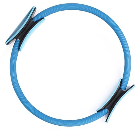 mophrati Anillo de Pilates, Anillos de Ejercicio Simples, Herramientas Entrenamiento para Adultos, círculo Deportivo Yoga Color sólido, Accesorios Culturismo para Adultos, Azul