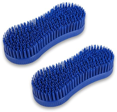 2 PCS Magic Brush Horse Blue Horse Brushes for Grooming Soft Brush for Horses Care Horses Grooming Care Multifunction and Durable Easy to Clean