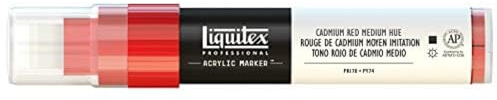 Liquitex Professional Wide Paint Marker, Cadmium Red Medium Hue