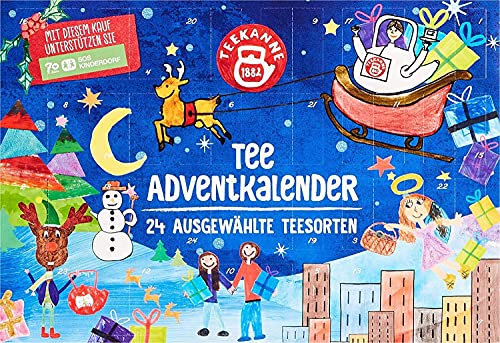 Teekanne Adventskalender Tee, mit 25 erlesenen Sorten, 57 g