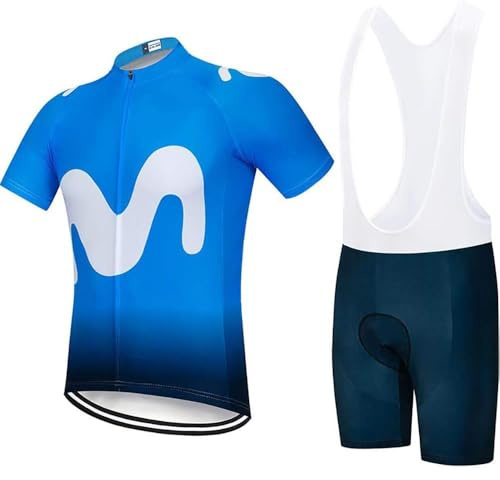 Moxilyn Ropa Ciclismo Hombre Traje de Bicicleta Ciclismo Conjunto para Verano Maillot Ciclismo Hombre+9D Gel Culotte Ciclismo