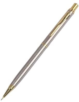 Pencils 0.5mm Metal Mechanical Pencils Gold Silver Pencils with Eraser Automatic Pencil Smooth Writing (Rose Gold)