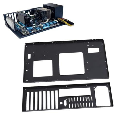 Gör det själv datormoderkortsfodral, Open Frame datorfodral, ATX M ATX ITX Moderkort Öppet Chassi Open Case Rack Support X79 X99 Dual Servers Moderkort