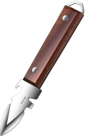 Cuchillo De Ostras – Cuchillo Para Descapar Ostras, Herramienta De Apertura De Ostras | Cuchillo Especializado, Herramienta De Apertura De Ostras Portátil, Perfecto Para Vieiras Y Artesanía De Ostras