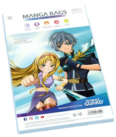 Manga Bags Resealable (Pack of 100)