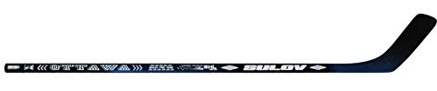SULOV Unisex Eishockeyschläger Ottawa Rechts Kurve, schwarz, 125cm