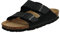 Rohde Damen, Frauen, Klassische Sandalen, Sandalen,Pantoletten,Sommerschuhe,Hausschuhe,Kork-fußbett,SCHWARZ,42 EU / 8 UK