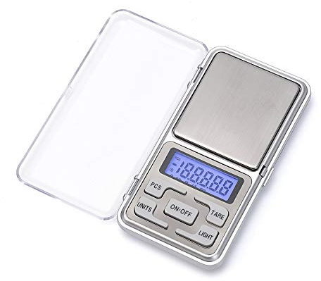Digital Scale, LED Backlight Display,0.01-200g Mini Digital Pocket Scale for Kitchen Jewellery, Drug, Tea,Yeast,Coffee and More