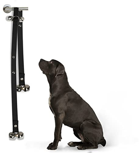 FurDreams Dog Training Doorbells, Durable Puppy Toilet Training Bells with Loud Jingle, Length Adjustable and Ages, Teaching your Fur Babies to Ring when its Toilet Time to Get Outside