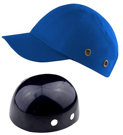 Safety Bump Cap for Workers Safety Hard Hat Head Protection Cap Lightweight Breathable Baseball Hat Style Comfortable Head Protection Hat(Blue)