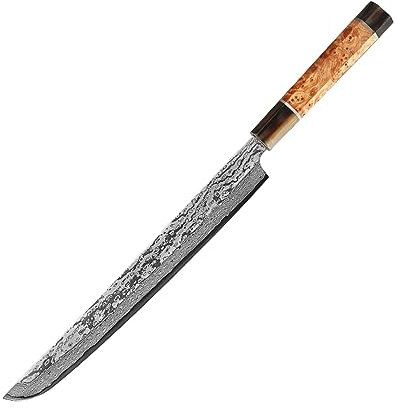 FBITE Giappone AUS-10 67 strati Damasco coltello sashimi giapponese salice filetto di pesce coltello sushi taglierina carne fetta di salmone forgiatura coltello