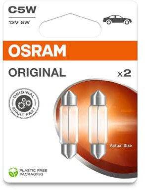 C5W OSRAM Lampen Autolampen 5W 6418-2BL