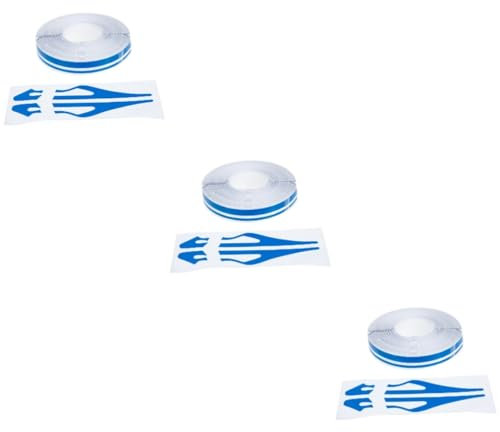 SOLUSTRE 3pcs Car Hood Stripe Sticker Self-Adhesive Pinstripe Tape for Vehicle Decoration Car Body Decal for More