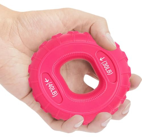 Walopola Anneau de préhension pour la force de préhension, renforcement des muscles de la main - Anneau d' -bras portable en silicone pour appareil de renforcement musculaire