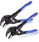 ELLECILA Water Pump Pliers Set, 10-inch & 8-inch Spanner Sets, Adjustable Pliers Wrench, for Repairs Quick Release Adjustable Plier Set