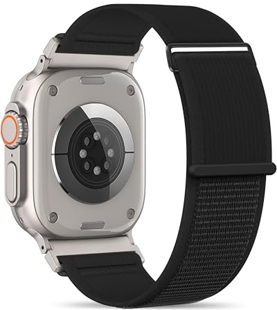 Higgs Trail Loop nylonarmband kompatibla med Apple Watch 44 mm Ultra/Ultra 2/Ultra 3 49 mm 42 mm 45 mm 46 mm, justerbar sportnylon för iWatch serie 11 10 9 SE/2 8 7 6 5 4 3 2 1 herr, 44mm/45mm/46mm