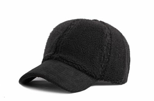 YAMEE Gorra de Béisbol Cálidas para Mujer,Gorras de Béisbol Pana Ajustable,Gorras Mujer Casual y Suave,para Otoño e Invierno
