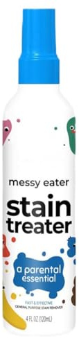 Stain Treater Spray, Miss Mouths Messy Eater Stain Treater,120 ml, Fleckenentferner Kleidung, Neugeborene und Babys, keine chemische Reinigung, Lebensmittel, Fett, Kaffee, Wäsche, Unterwäsche, Stoff