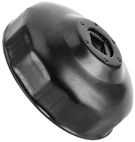 Fawfose Chiave per Filtro Olio, Strumento di Rimozione Lega di Alluminio 76mm 14FT con Attacco Quadro per Auto Moto K75 K100 R1100 R1150 R1200