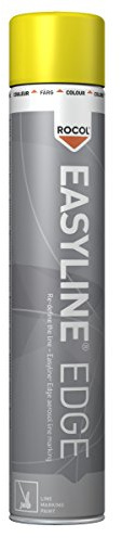 Rocol 47001 Easyline Marking Edge Paint - Yellow, 750 ml (Pack of 1)