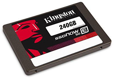 Kingston SE50S37/240G E50 7 mm 240 GB Solid State Drive, 2.5 Inch, Black/Grey/Red/White