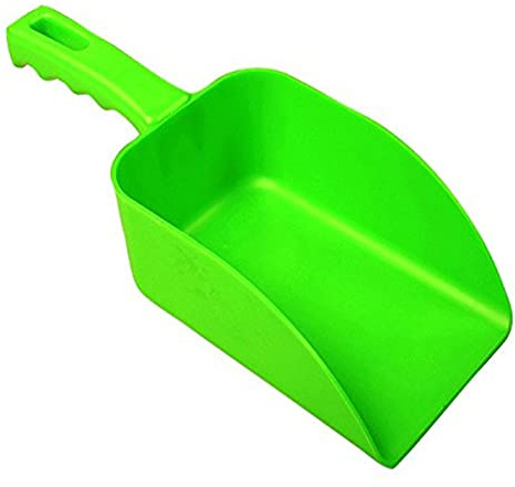 FBK 15106-5 Palas de mano, 135 x 185 x 310 mm, 750 g, color verde