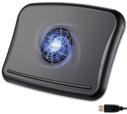 Klim Comfort + Laptop-Kühler + Schütze Dich und Deinen Laptop vor Überhitzung + NEU + Hochwertiges leises Kühlkissen 10 - 15,6 + Stabil auf Deinem Schoß + leiser Ventilator