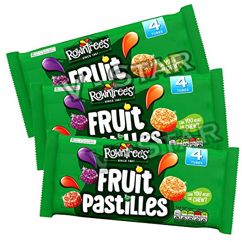Rowntree's 3 x PASTILLES AUX FRUITS ROWNTREE'S SWEETY 4 MULTI PACK (4 x 52g)