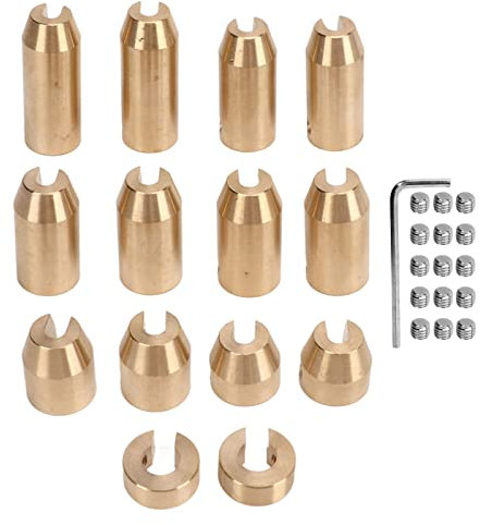 14 Stück Motorrad Wuchtgewichte Speichenradgewichte, Wiederverwendbare Messing, Radspeichen Ausgleichsgewichte für Verbesserte Radbalance