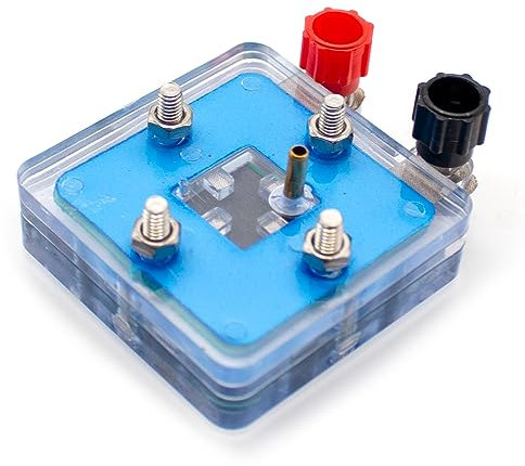 LeTkingok Pile à Combustible à Hydrogène PEM 50x50MM, Accessoires D'enseignement de Laboratoire de Lycée à Membrane échangeuse de Protons