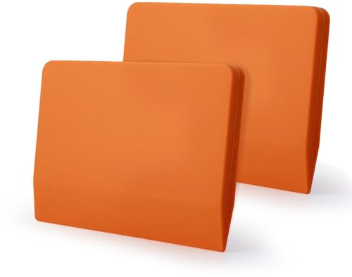 FOSHIO 2 Pezzi PPF Spatola Wrapping AntiGraffio per Wrapping Pellicola, Kit Vinile Applicazione Adesivi Auto Pellicole protettive, Pellicola vetri Auto, Car Wrapping (arancione)