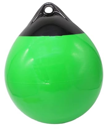 Fenteer Boat Fender Ball, Anchor Buoy, Heavy Duty PVC Float Buoy for Ocean PVC Aquaculture