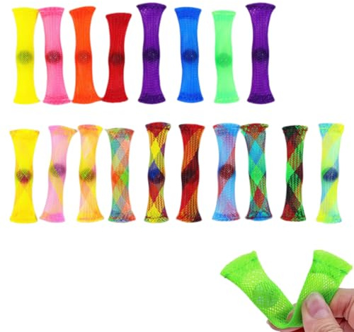 WUSJCOF 18 Pcs Jouets Anti-Stress Fidget Sensoriels pour Adultes et Enfants