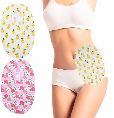 Stoma Bag Covers, 2Pcs Reusable Odor Stoma Bag Cover, Stoma Bags, Stoma Bag Covers for Women, Ostomy Pouch Covers, Ostomy Bag Covers for Illeostomy Stoma Care,Stoma Nursing Accessories