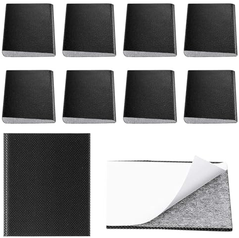 Adhesive, Draft Blocking Strip Tape, 10 Piece Corner Pads for, Rubber Insulation Sealant Set, Door Sealing Accessory with Noise Reduction, Long Tail Edge Filler for Home Use